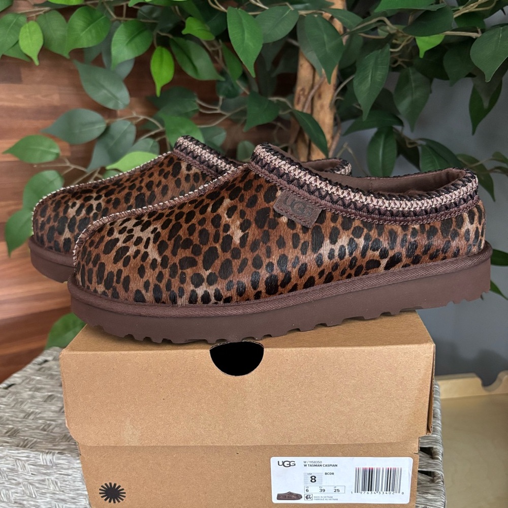 UGG Tasman Caspian Spotted Calf Hair Clogs